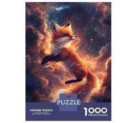 Puzzles pour Adolescents De 1000 Pièces Cosmic Fox Leap-1 Puzzle pour Adultes - Jeu De Réflexion - Améliore La Mémoire - Cadeaux pour Amis Et Famille 52x38cm/1000pcs