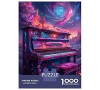 Puzzles pour Adolescents De 1000 Pièces Cosmic Piano Puzzle, Jeu Manuel, Décoration Murale, Idéal comme Cadeau pour Toute La Famille 70x50cm/1000pcs