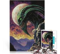 Puzzles pour Adolescents de 1000 pièces Créatures extraterrestres dans Les Montagnes Jeu Stimulant décoration Murale 75x50cm