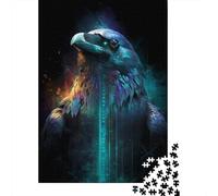 Puzzles pour Adolescents De 1000 Pièces Eagle Fantasy Art Print-1 Puzzle pour Adultes - Jeu De Réflexion - Améliore La Mémoire - Cadeaux pour Amis Et Famille 70x50cm/1000pcs