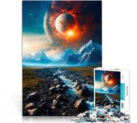 Puzzles pour Adolescents de 1000 pièces Effondrement Séjour Anti-Stress pour Tuer Le Temps Anniversaire et Cadeaux Uniques 52x38cm