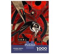 Puzzles pour Adolescents De 1000 Pièces Egyptian Horus Puzzles pour Adolescents - Jeux Relaxants - Cadeaux pour Femmes, Amis Et Famille 70x50cm/1000pcs