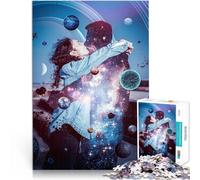 Puzzles pour Adolescents de 1000 pièces Embrassez l'amour Universel Activité familiale Renforcer l'amour Entre Les Couples 38x26cm