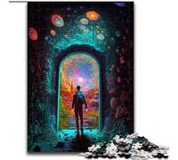 Puzzles pour Adolescents de 1000 pièces entrez dans Une Nouvelle Dimension,soulagez Le Stress avec des pièces entièrement emboîtables de Formes aléatoires pour Les Adolescents de 14 Ans et Plus