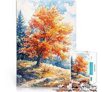 Puzzles pour Adolescents de 1000 pièces Explosion de Couleurs d'automne Jeu intellectuel Renforcer l'amour Entre Les Couples 38x26cm