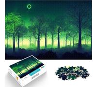 Puzzles pour Adolescents de 1000 pièces Fantaisie de la forêt de néon Jeux éducatifs Car C'est Un pour Toute la Famille 38x26cm