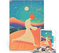 Puzzles pour Adolescents de 1000 pièces Figure surréaliste dans Un Paysage Jeux de détente Cadeau pour Les Anniversaires 75x50cm
