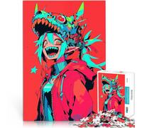 Puzzles pour Adolescents de 1000 pièces Fille Monstre d'Anime pour Le Jeu éducatif Challenge Toy Idées Cadeaux 38x26cm