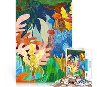 Puzzles pour Adolescents de 1000 pièces Forêt Nocturne Compétition de Vitesse Manuelle est idéal comme Cadeau pour Toute la Famille 75x50cm