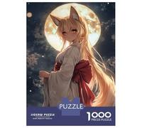 Puzzles pour Adolescents De 1000 Pièces Fox Spirit in Moonlight-1 Puzzle pour Adultes - Jeu De Réflexion - Améliore La Mémoire - Cadeaux pour Amis Et Famille 70x50cm/1000pcs