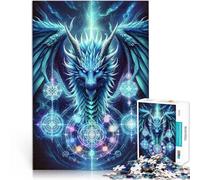 Puzzles pour Adolescents de 1000 pièces Géométrie sacrée du Dragon Analyse et logique Car C'est Un pour Toute la Famille 50x70cm