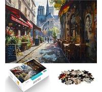 Puzzles pour Adolescents de 1000 pièces Graffiti à Paris, France Difficile et défi Chaque pièce est Unique - Jeu Familial Stimulant et Amusant 50x70cm