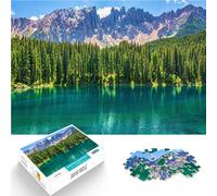 Puzzles pour Adolescents de 1000 pièces Italie Tyrol Nature Voyage pour s'amuser en Famille Cadeaux du Père Noël Secret 52x38cm