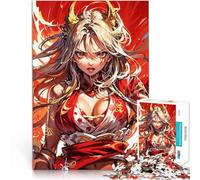 Puzzles pour Adolescents de 1000 pièces La colère des renardes Jeu Familial Anti-Stress Défi Difficile Œuvre d'art 50x70cm