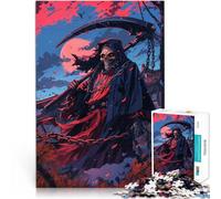 Puzzles pour Adolescents de 1000 pièces Lune de Sang de la Faucheuse Jeu intellectuel Jouet Cadeaux pour Les Amis et la Famille 50x70cm