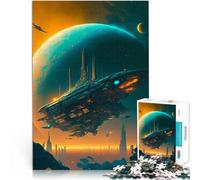 Puzzles pour Adolescents de 1000 pièces Métropole avancée pour Le Jeu éducatif Challenge Toy Une œuvre d'art 75x50cm