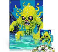 Puzzles pour Adolescents de 1000 pièces Monstre Flashy Jeu Familial Anti-Stress Défi Difficile Jeu de défi Unique 38x26cm
