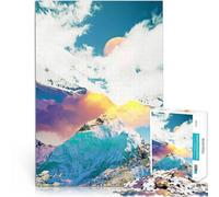 Puzzles pour Adolescents de 1000 pièces Montagnes de rêve Jeu Familial Anti-Stress Défi Difficile Super Cadeau 75x50cm