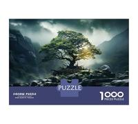 Puzzles pour Adolescents De 1000 Pièces Mystical Forest Tree Scene Puzzle pour Adultes Jeux Familiaux Amusants Et Éducatifs 38x26cm/1000pcs