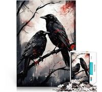Puzzles pour Adolescents de 1000 pièces Mythologie Nordique Nordique défi éducatif avec des pièces de Formes aléatoires entièrement imbriquées 75x50cm