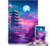Puzzles pour Adolescents de 1000 pièces Néon Japonais Traditionnel Analyse et logique Liste de souhaits avec Le Père Noël 50x70cm