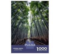 Puzzles pour Adolescents De 1000 Pièces Path in The Bamboo Puzzle pour Adultes Jeux Familiaux Amusants Et Éducatifs 52x38cm/1000pcs