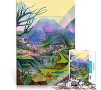 Puzzles pour Adolescents de 1000 pièces Pays de rêve Défi Difficile pour soulager Le Stress Cadeau d'anniversaire 52x38cm