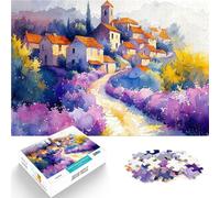 Puzzles pour Adolescents de 1000 pièces Peinture sur Toile de Paysage Jeu Stimulant est idéal comme Cadeau pour Toute la Famille 75x50cm
