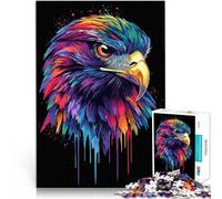 Puzzles pour Adolescents de 1000 pièces Pop Art Arc-en-Ciel Cerf-Volant Rouge P Jeu intellectuel Idées Cadeaux 52x38cm