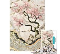 Puzzles pour Adolescents de 1000 pièces Puzzles de Luxe Sakura pour Adultes Jeu Manuel Cadeaux pour Femmes offrez-Les à Toute la Famille (Taille 38x26cm)