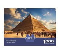 Puzzles pour Adolescents De 1000 Pièces Pyramids of Giza, Egypt Puzzle pour Adultes - Jeu De Réflexion - Améliore La Mémoire - Cadeaux pour Amis Et Famille 52x38cm/1000pcs