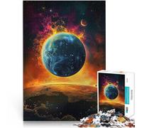 Puzzles pour Adolescents de 1000 pièces Regarder la Terre Depuis Mars Jouets de Jeu Car C'est Un pour Toute la Famille 50x70cm
