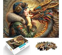 Puzzles pour Adolescents de 1000 pièces Rencontre Steampunk Réduction du Stress intéressante Bon Cadeau 75x50cm