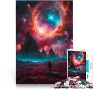 Puzzles pour Adolescents de 1000 pièces Rêverie céleste Séjour Anti-Stress pour Tuer Le Temps Car C'est Un pour Toute la Famille 26x38cm