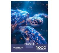 Puzzles pour Adolescents De 1000 Pièces Sea Turtle Cosmic Odyssey Puzzles pour Adultes, Jeux Familiaux, Décoration Murale, Défi Éducatif 52x38cm/1000pcs