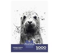 Puzzles pour Adolescents De 1000 Pièces Seal Beauty Watercolor Puzzle pour Adultes - Jeu De Réflexion - Améliore La Mémoire - Cadeaux pour Amis Et Famille 70x50cm/1000pcs