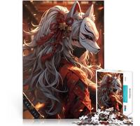 Puzzles pour Adolescents de 1000 pièces Sirène assassine samouraï Cadeaux de Jeux stimulants Une œuvre d'art 38x26cm