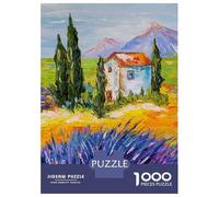 Puzzles pour Adolescents De 1000 Pièces Somewhere in Provence Puzzle Casse-tête, Décoration Parfaite, Cadeau d'anniversaire Unique 52x38cm/1000pcs
