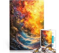 Puzzles pour Adolescents de 1000 pièces Souveraineté Cosmique Jouets Jeux éducatifs Soulagement du Stress décoration Murale 38x26cm