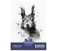 Puzzles pour Adolescents De 1000 Pièces Squirrel Beauty Watercolor Puzzles pour Adolescents - Jeux Relaxants - Cadeaux pour Femmes, Amis Et Famille 52x38cm/1000pcs