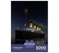 Puzzles pour Adolescents De 1000 Pièces The Ship That Never Sinks Puzzles pour Adultes Jeux Relaxants, Amusants Et Humoristiques Cadeaux d'anniversaire Uniques 52x38cm/1000pcs