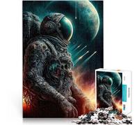 Puzzles pour Adolescents de 1000 pièces Un Astronaute Regarde la Terre Jeu de Casse-tête Car C'est Un pour Toute la Famille 50x70cm