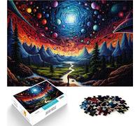 Puzzles pour Adolescents de 1000 pièces Une Nuit étoilée inconnue Jouets de Jeu stimulants Cadeau d'anniversaire 38x26cm