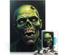 Puzzles pour Adolescents de 1000 pièces Visage de Zombie Entraînez Votre Cerveau et Vos Mains Cadeau Amusant 38x26cm