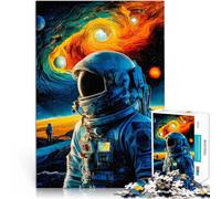 Puzzles pour Adolescents de 1000 pièces Visiteurs Réduction du Stress intéressante avec des pièces de Formes aléatoires entièrement imbriquées 38x26cm