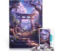 Puzzles pour Adolescents de 2000 pièces Allée du Jardin Japonais pour s'amuser en Famille Cadeau d'œuvre d'art 70x100cm