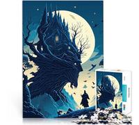 Puzzles pour Adolescents de 2000 pièces Cabane dans Les Arbres Dark Fantasy Jeu Pratique Collection d'artistes, Beaux-Arts 70x100cm