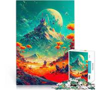 Puzzles pour Adolescents de 2000 pièces Coucher de Soleil sur Kepler438 Jeux éducatifs Renforcer l'amour Entre Les Couples 70x100cm