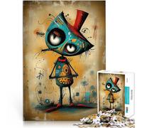 Puzzles pour Adolescents de 2000 pièces Épouvantail mécanique Steampunk dans Un Style Artistique Fantastique Casse-tête Idées Cadeaux 70x100cm
