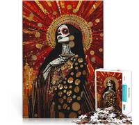 Puzzles pour Adolescents de 2000 pièces Femme du Jour des Morts Analyse et logique Cadeau d'anniversaire, Cadeaux, décoration Murale 70x100cm